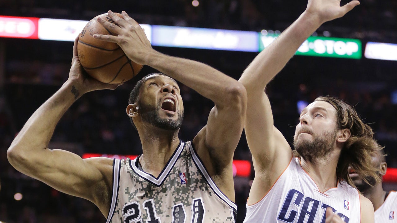 Duncan, Spurs rebound to take down Bobcats